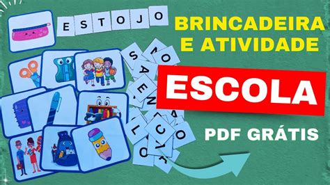 O que tem na Escola PDF Grátis Brincadeira e Atividade Escola