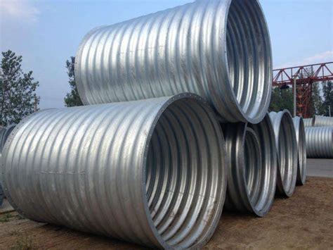 Large Diameter Corrugated Steel Drainage Culvert Pipe