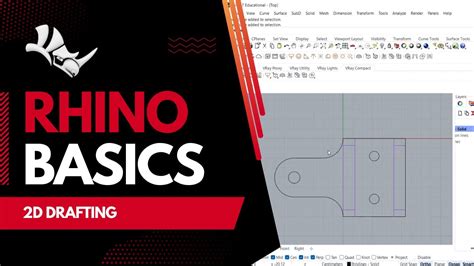 Rhino 7 Intro To 2D Drafting YouTube