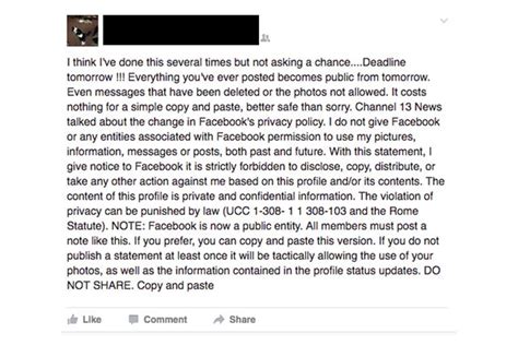 Don't Fall for This Viral Facebook Hoax - Facebook Privacy 