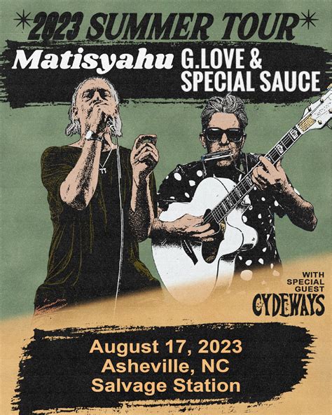 Matisyahu G Love Special Sauce Salvage Station