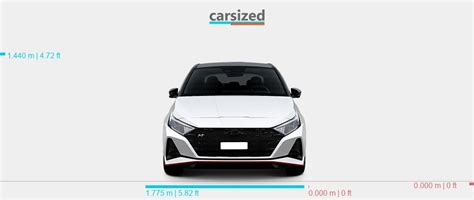 Dimensions Hyundai I20 2021 2023 Vs