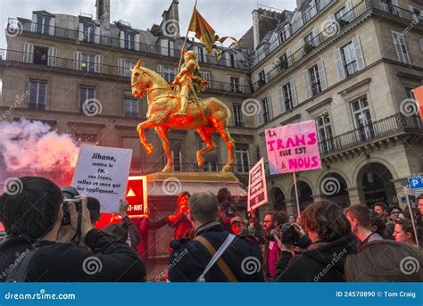 French Gay Anti Aids Act Up Paris Editorial Image Image Of France Protest