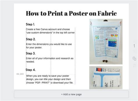 How To Design A Fabric Research Poster With Canva Spoonflower Blog