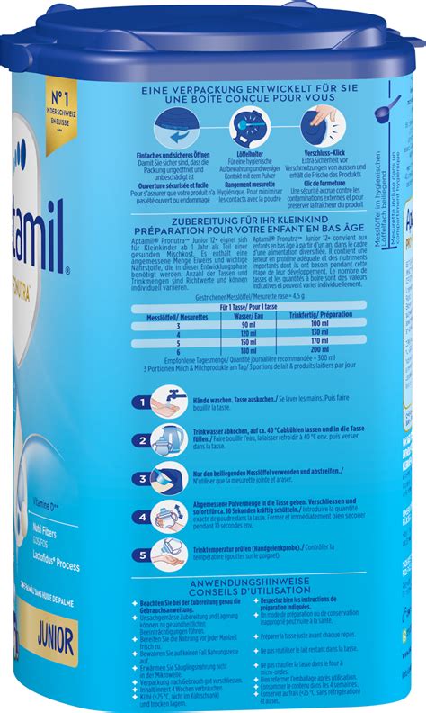 Aptamil Pronutra Junior 12 Lait De Suite Aptaclub