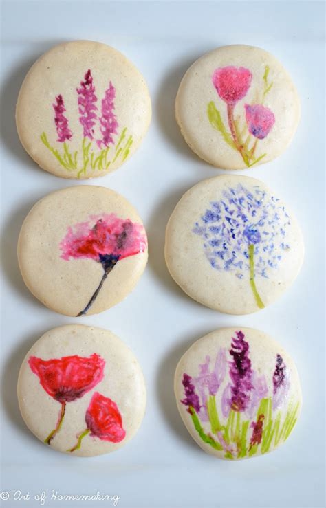 Handpainted Raw Cashew Macarons The Art Of Homemaking