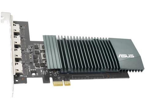 Asus Nvidia Geforce Gt 710 Graphics Card Pcie 20 2gb Gddr5 Memory 4 X Hdmi Ports Single