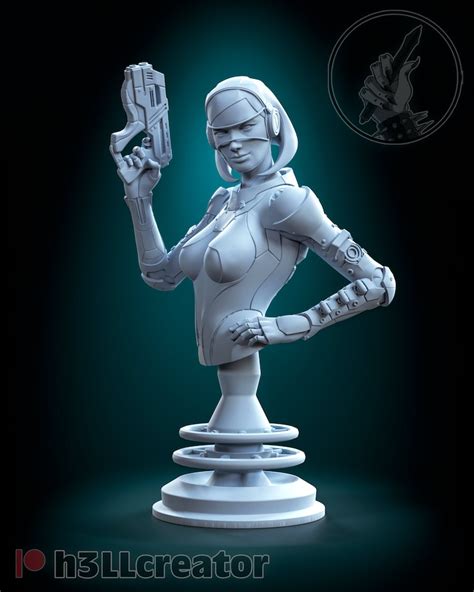 Edi Mass Effect Fan Made 3d Printed Figurinestatue By H3ll Etsy Canada