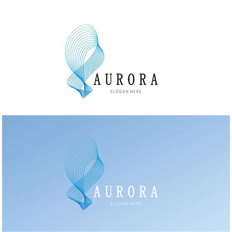 aurora logo design icon illustration vector template 24097689 Vector Art at Vecteezy