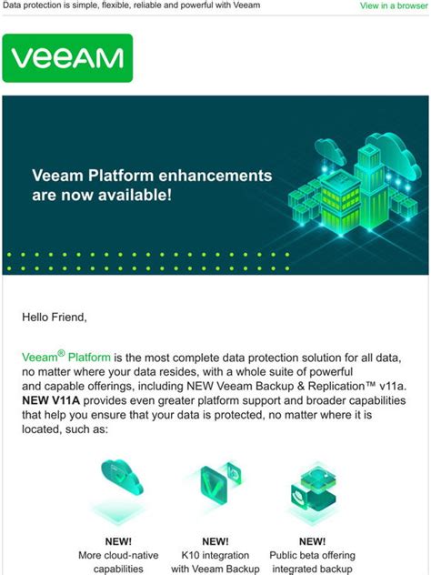 Veeam Performance Marketing Program Veeam Backup Replication V11