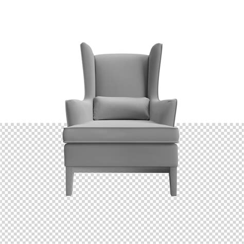 Premium Psd Close Up On Chair Isolated