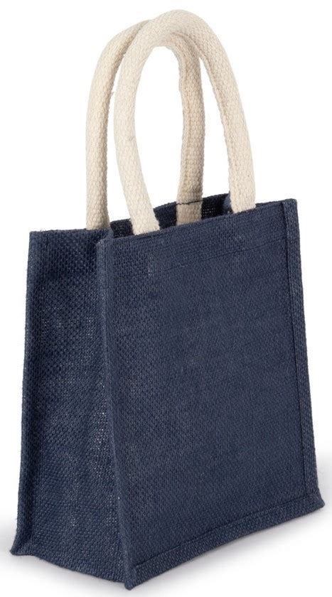 Petit Sac Cabas En Toile De Jute Avec Poign Es En Coton Litres