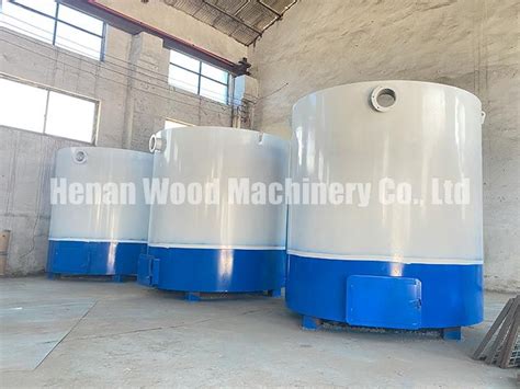 Hoist Carbonization Furnace Vertical Airflow Wood Charcoal Machine