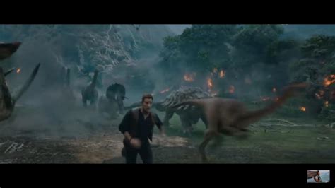 In Jurassic Park Fallen Kingdom 2018 During The Volcano Scene For A Split Second You Can See