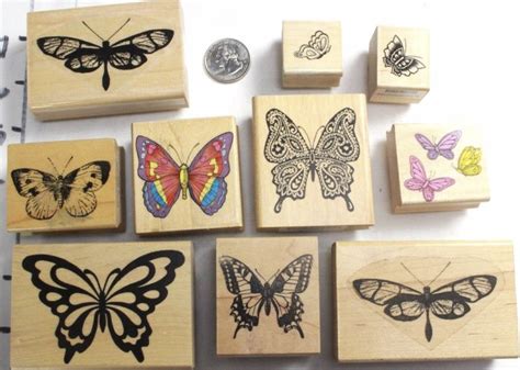 Crafters Check Out Our Selection Of Wooden Stamps Clovercity