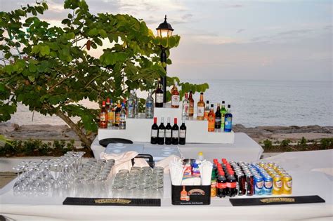 Treat Your Guests And Customize The Beach Bar For Your Reception