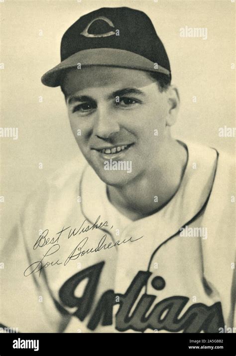 Vintage Autographed Black And White Photo Of Cleveland Indians Hall Of