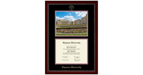 Campus Scene Diploma Frame In Sutton Chapman University Item 301928