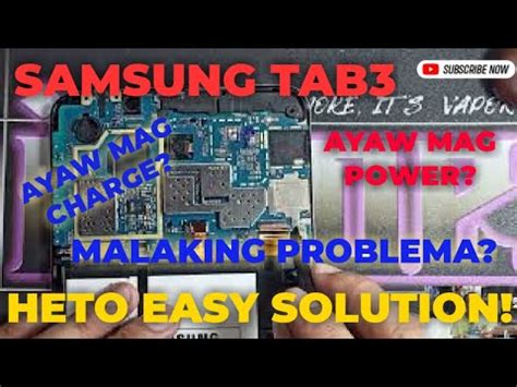 Samsung Tab Not Charging How To Repair Youtube