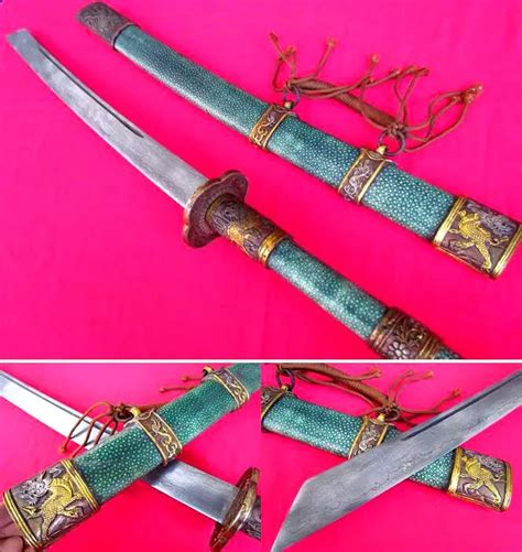 Handmade Wushu Broadsword Chinese Kungfu Long Sword Da Daofolded Steel