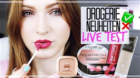 LIVE TEST DROGERIE NEUHEITEN L Oreal Catrice RdLY Revlon Catrice