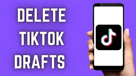 How To Delete All Your Tiktok Drafts At Once Update Delete