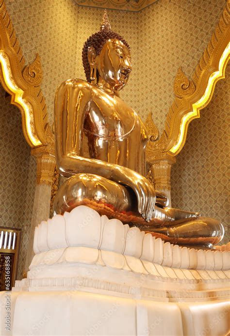 The Golden Buddha Phra Phuttha Maha Suwanna Patimakon Located In The