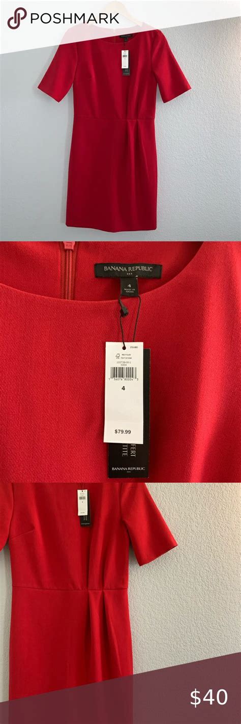 Banana Republic Red Dress Red Dress Banana Republic Banana Republic Dress