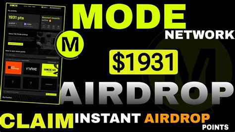 Mode Network Airdrop New Crypto Airdrop 2023 Claim Instant Airdrop