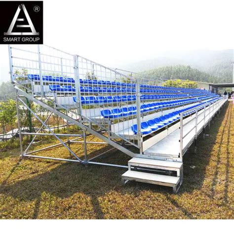 Temporary Grandstand Seating System Stadium Metal Demountable Tribune