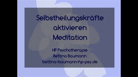 Selbstheilungskr Fte Aktivieren Meditation Youtube