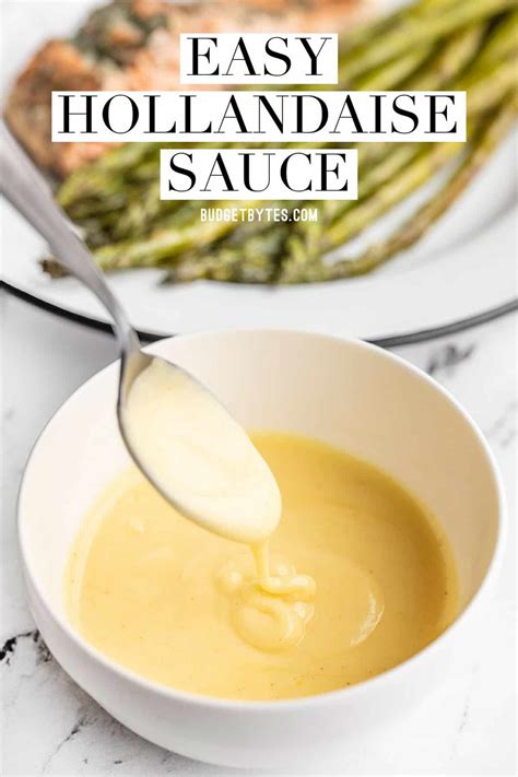 Easy Hollandaise Sauce Recipe Budget Bytes