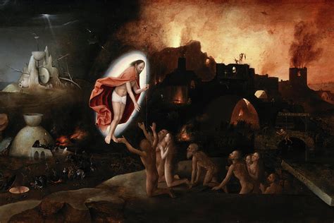 The Descent Into Limbo Painting By Follower Of Hieronymus Bosch Fine