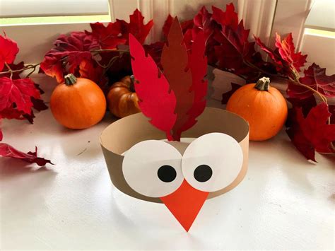 Turkey Paper Headbands Sew Woodsy