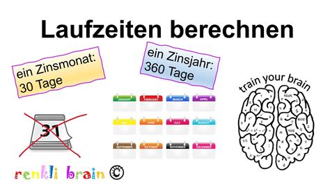 Laufzeiten Berechnen Zinsrechnung Kaufm Nnisches Rechnen Berufskolleg