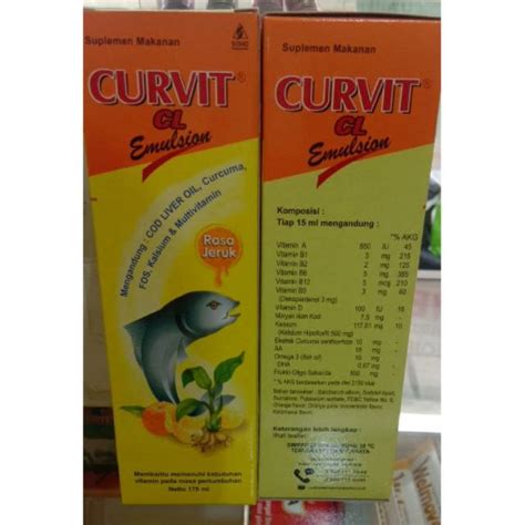 Jual Curvit CL Emulsion 175 Ml Shopee Indonesia