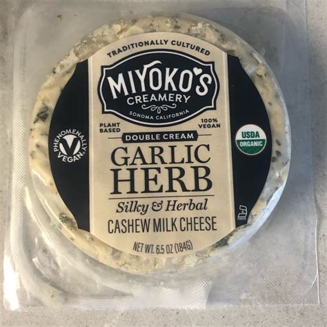 Miyoko S Creamery Double Cream Garlic Herb Review Abillion