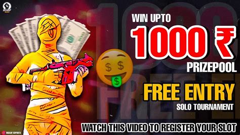 1000rs Giveaway Bgmi Custom Solo Tournament 💸😍 Insaaf Esports Youtube