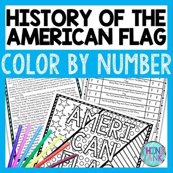 Colour By Number Flag TPT