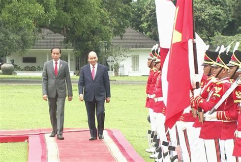 Presiden Jokowi Terima Kunjungan Kenegaraan Presiden Vietnam Di Istana