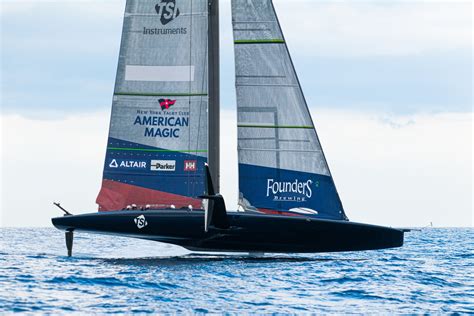 Nyyc American Magic S Ac Patriot Soars In Barcelona Nautic Magazine