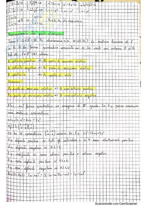 Analisi Matematica Ii Parte Teoria Ed Esercitazioni