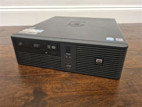 HP Rp5700 Desktop Computer SFF Intel Pentium E2160 1 80GHz 4GB 80GB NO