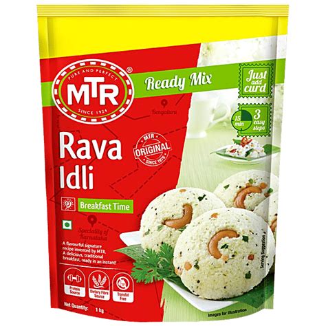 Buy Mtr Breakfast Mix Rava Idli 1 Kg Pouch Online At Best Price Of Rs