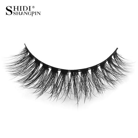 Shidishangpin Pair D Mink Lashes Natural Long False Eyelashes Makeup