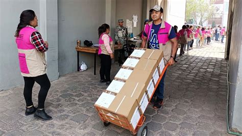 Llegan a Hidalgo más de 6 millones boletas electorales para comicios