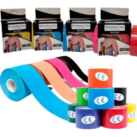 Bandagem El Stica Fita Kinesio Tape Fisioterapia Ortopedia Alivia A Dor