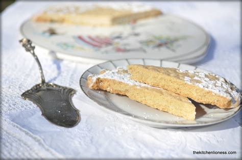 The Kitchen Lioness Vanilla Bean Petticoat Tails Shortbread