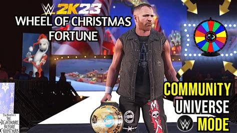 Wwe K Community Created Universe Modewheel Of Xmas Fortunewwe K