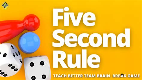 Five Second Rule - Brain Break Games - Teach Better